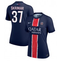 Camisa de time de futebol Paris Saint-Germain Milan Skriniar #37 Replicas 1º Equipamento Feminina 2024-25 Manga Curta